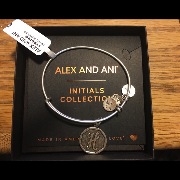 Alex and Ani Jewelry - Alex and Ani initial bracelet "H"
